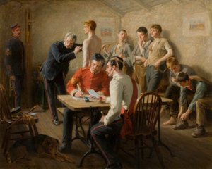 Passing the Doctor, 1896 af Ralph Hedley