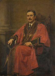 Portræt af rådmand John Robert Lawson, J.P. af Ralph Hedley