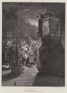 Punch og Judy af Ralph Hedley