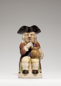 Staffordshire creamware Toby-kande, ca. 1785 af Ralph Junior Wood