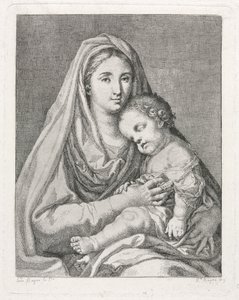 Madonna og barn efter Francisco Bayeu y Subias.
