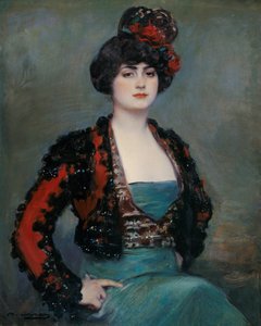 Julia - Casas, Ramon (1866-1932) - ca. 1915 - Olie på lærred - 85x67 - Carmen Thyssen Museum, Malaga