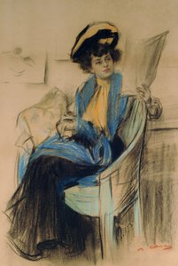 Mademoiselle Clo-Clo (pastel på papir)