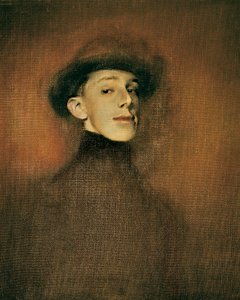 Portræt af kong Alfonso XIII af Spanien (studie) af Ramón Casas