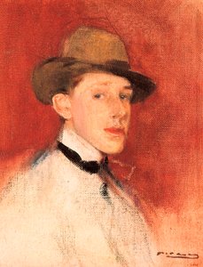 Studie til et portræt af kong Alfonso XIII (eller Alphonse de Bourbon) (1886-1941), detalje af Ramon Casas i Carbo