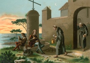 Columbus ankomst til La Rabida