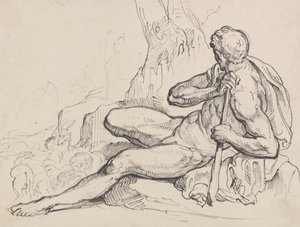 Hercules hviler af Ramsay Richard Reinagle