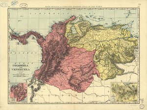 Colombia og Venezuela. LOC 2003627059 af Rand McNally and Company