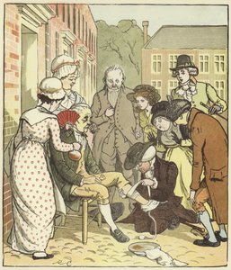 En elegi om en gal hunds død af Randolph Caldecott
