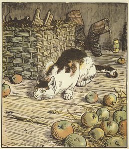 The House That Jack Built (farve litho) af Randolph Caldecott
