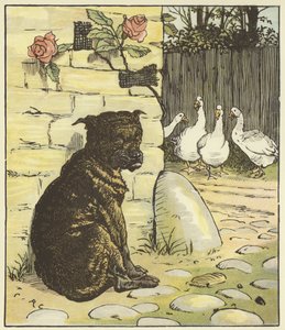 The House That Jack Built (farve litho) af Randolph Caldecott