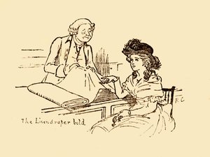 The Linendraper Bold, 1878, c1918. af Randolph Caldecott