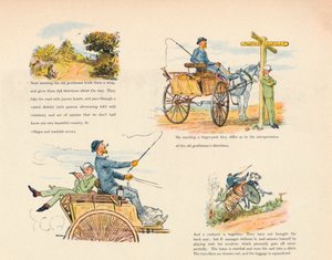 En hundevogns mærkelige eventyr, 1888, 1946 af Randolph Caldecott