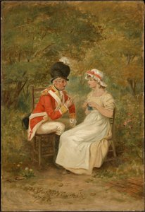 Den frivilliges frieri, 1798 af Randolph Caldecott