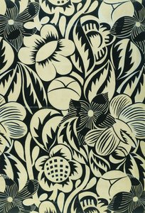 Sorte og hvide blomster; Les Fleurs Noires et Blanches af Raoul Dufy