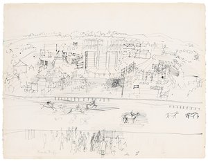 Epsom væddeløbsbane af Raoul Dufy
