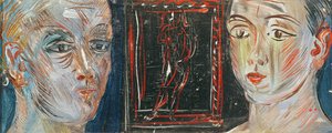 Heads of Two Women (olie på lærred) af Raoul Dufy