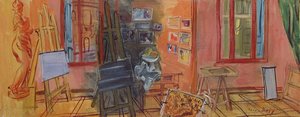La Frileuse, Studio i Perpignan af Raoul Dufy
