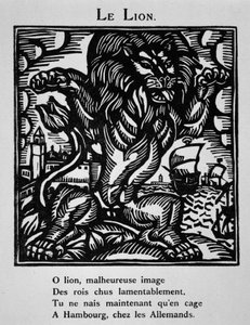 Løven - i "Le Bestiaire ou cortège d