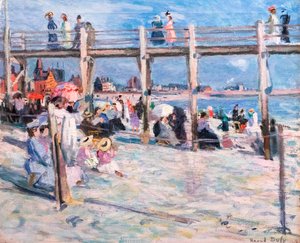 Marie-Christines bade i Ste-Adresse af Raoul Dufy