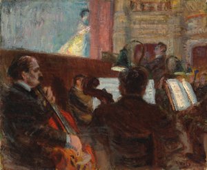 Orkestret i Le Havre af Raoul Dufy