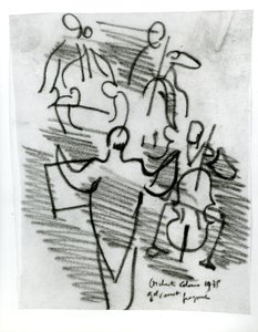 Orchestre Colonne af Raoul Dufy