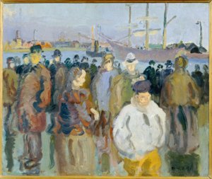 Kajen i Rouen af Raoul Dufy