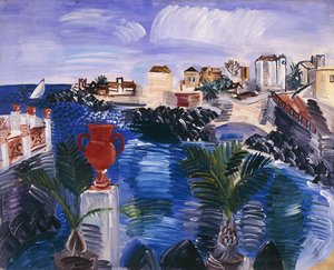 Siciliansk landskab; Paysage de Sicile, ca. 1922-23 (olie på lærred)