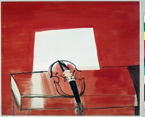 Stilleben med violin af Raoul Dufy