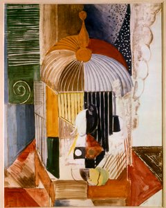 The Bird Cage, 20. århundrede (olie på lærred) af Raoul Dufy