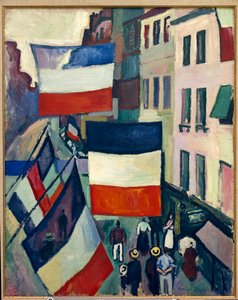 The Bulwark Street den 14. juli af Raoul Dufy