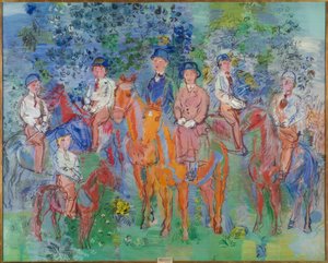 Rytterne i skoven af Raoul Dufy