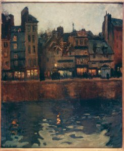 Havnen i Le Havre i skumringen af Raoul Dufy