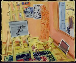 The Studio, ca. 1942 (olie på lærred) af Raoul Dufy