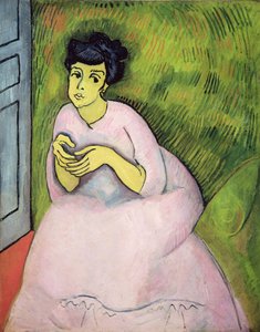 Kvinden i lyserødt af Raoul Dufy