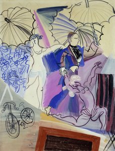 Linedansere; Les Equilibristes af Raoul Dufy