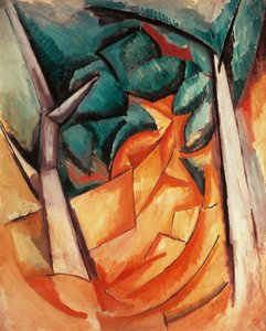 Træer ved Estaque af Raoul Dufy