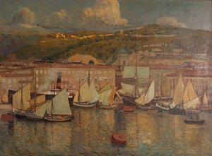 Sommeraften (Port of Fiume) af Raoul Frank