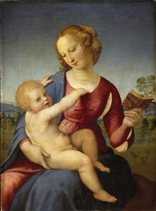 Madonna Colonna - Raphael (Raffaello Sanzio 1483 - 1520) - 1508 - Olie på træ - 78,9x58,2 - Staatliche Museen, Berlin af Raphael