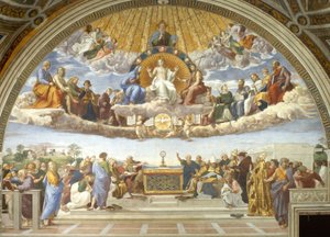 Disputa, fra Stanza della Segnatura af Raphael