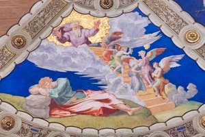 Jakobs drøm, loftet i strofen di Eliodoro, rum for Heliodorus (fresco)
