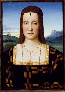 Portræt af Elisabetta Gonzaga, ca. 1504-1505 (olie på træ)