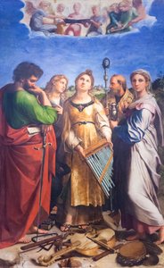 Ekstasen af st. Cecilia af Raphael (1483-1520)