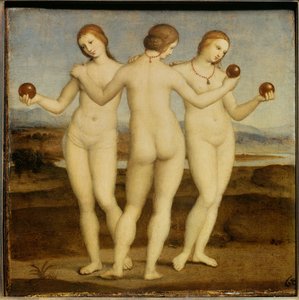 De tre nåder Maleri af Raffaello Sanzio dit Raphael (1483-1520). 1504-1505. Chantilly. Conde Museum. af Raphael