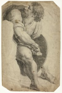 Vagt trækker sit sværd af Raphael