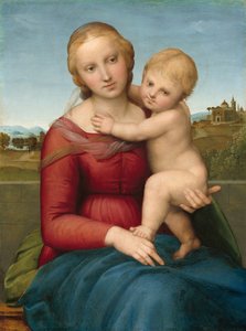 The Small Cowper Madonna, ca. 1505. af Raphael