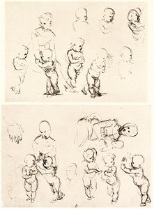 Forskellige designs til Madonna på landet af Raffaello Sanzio Raphael