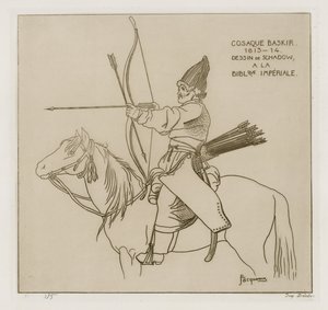 Bashkir Kosak, 1813-1814 af Raphael Jacquemin
