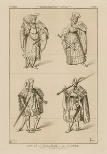 Grever af Holland og Flandern, 1400-tallet