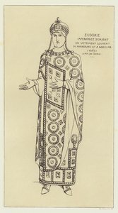 Eudoxia, østens kejserinde af Raphael Jacquemin
